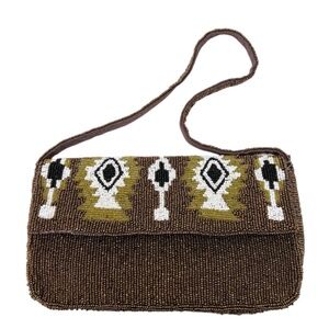 Free People Magic Moment Southwestern Beaded Shoulder Bag